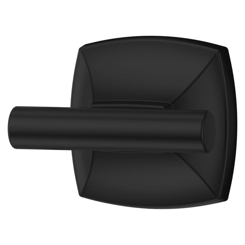 Pfister Bellance Double Robe Hook in Matte Black BRH-BLL0B