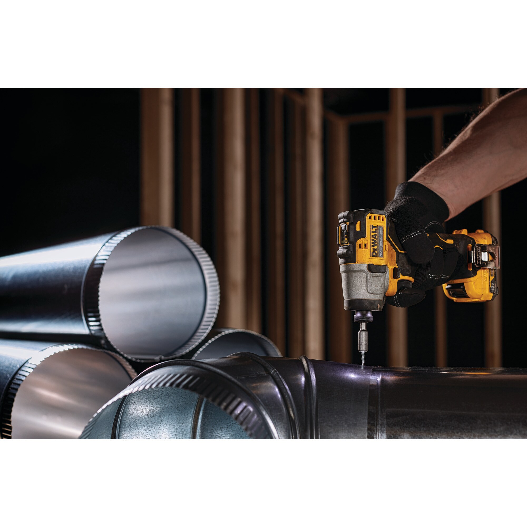 DEWALT DCF801F2 XTREME 12-volt Max 1/4-in Variable Speed Brushless Cordless Impact Driver (2-Batteries Included)