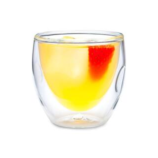 Ozeri Moderna Artisan Series Double Wall 8 oz. Beverage Glasses (Set of 8) DW080A-8