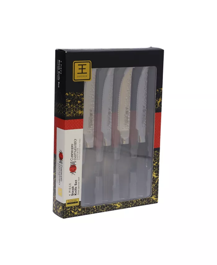 Damashiro 5 Emperor Steak Knife Set 4 Piece