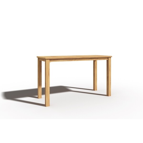 Yvon Rectangular Teak Outdoor Counter Height Table