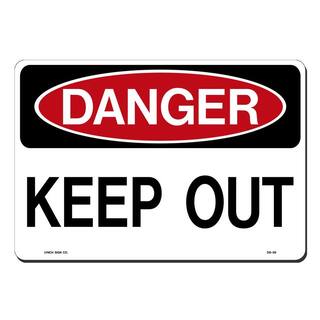 Lynch Sign 14 in. x 10 in. Danger Keep Out Sign Printed on More Durable Thicker Longer Lasting Styrene Plastic DS- 29