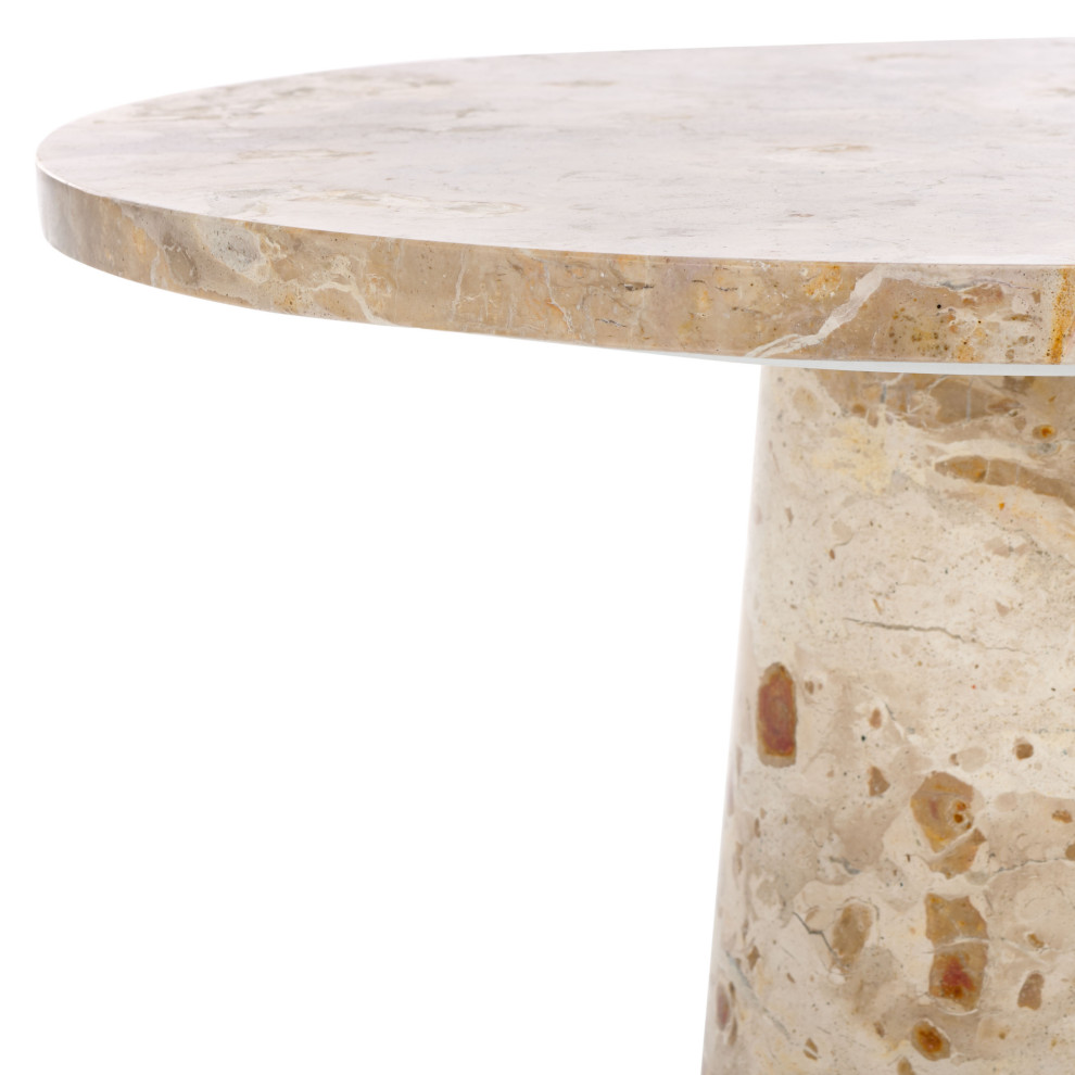 Safavieh Couture Valentia Tall Round Marble Accent Table   Modern   Side Tables And End Tables   by Safavieh  Houzz