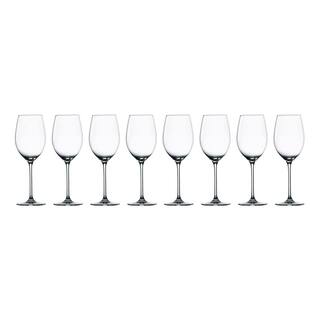 Marquis By Waterford Moments 12.8 fl.oz Crystal White Wine Glasses Set (Set of 8) 40033805