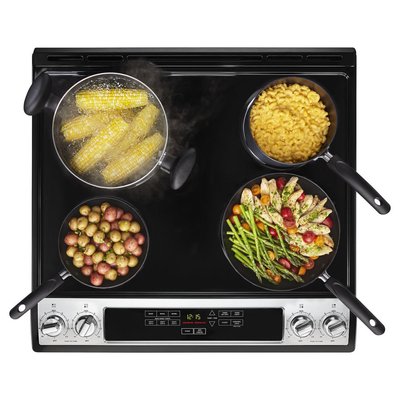 Amana 30in Slide-In Electric Range YAES6603SFS