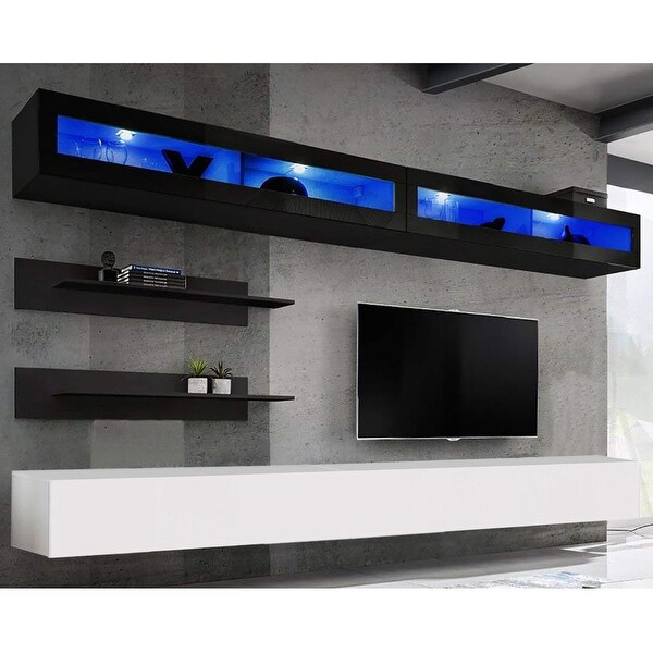 Fly I2 30TV Wall-mounted Floating Modern Entertainment Center