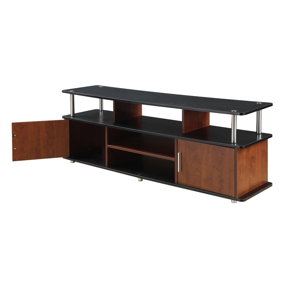 Convenience Concepts Designs2Go Monterey 65 inch TV Stand with Storage Cabinets and Shelves