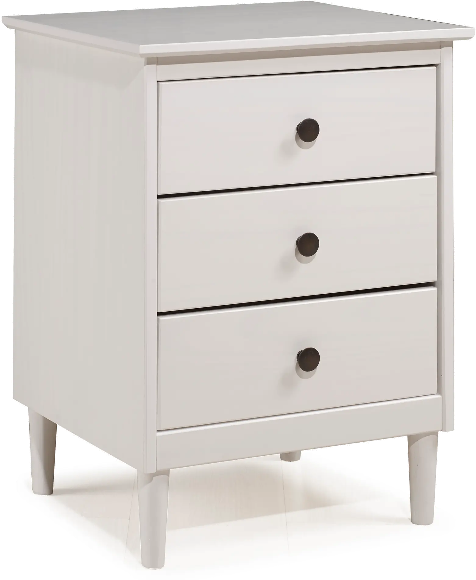 Spencer Classic White Nightstand - Walker Edison