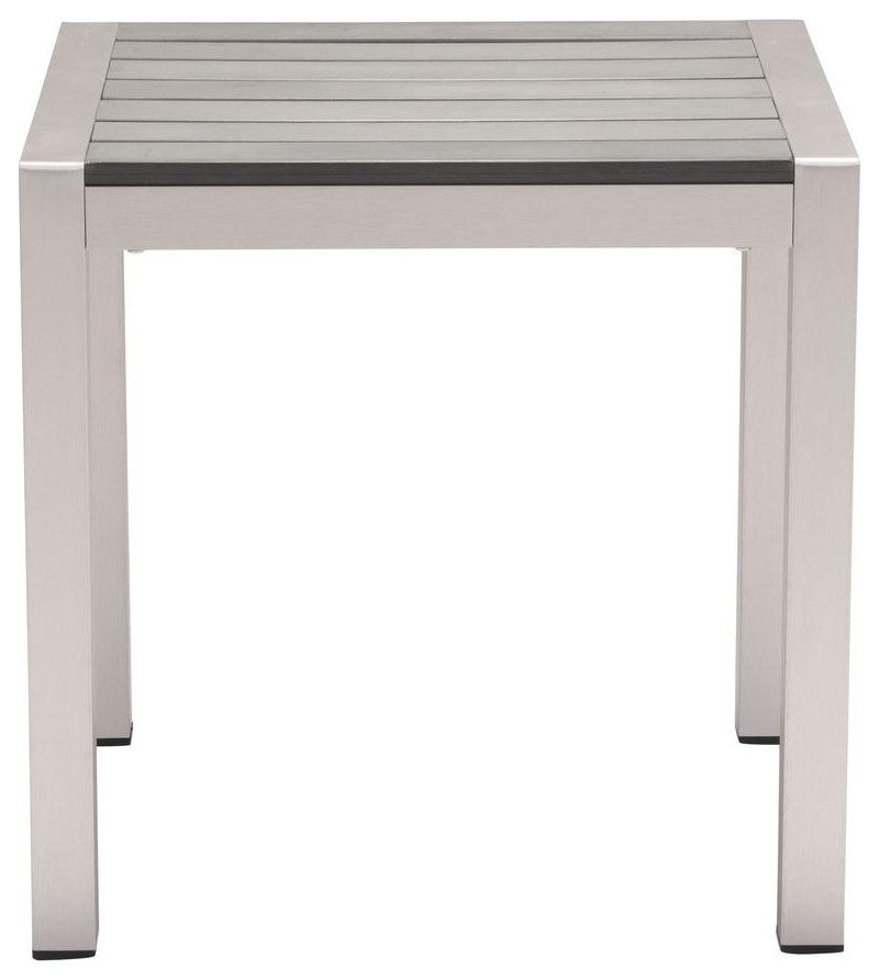 Side Table B. Aluminum   Contemporary   Accent Chests And Cabinets   by BisonOffice  Houzz