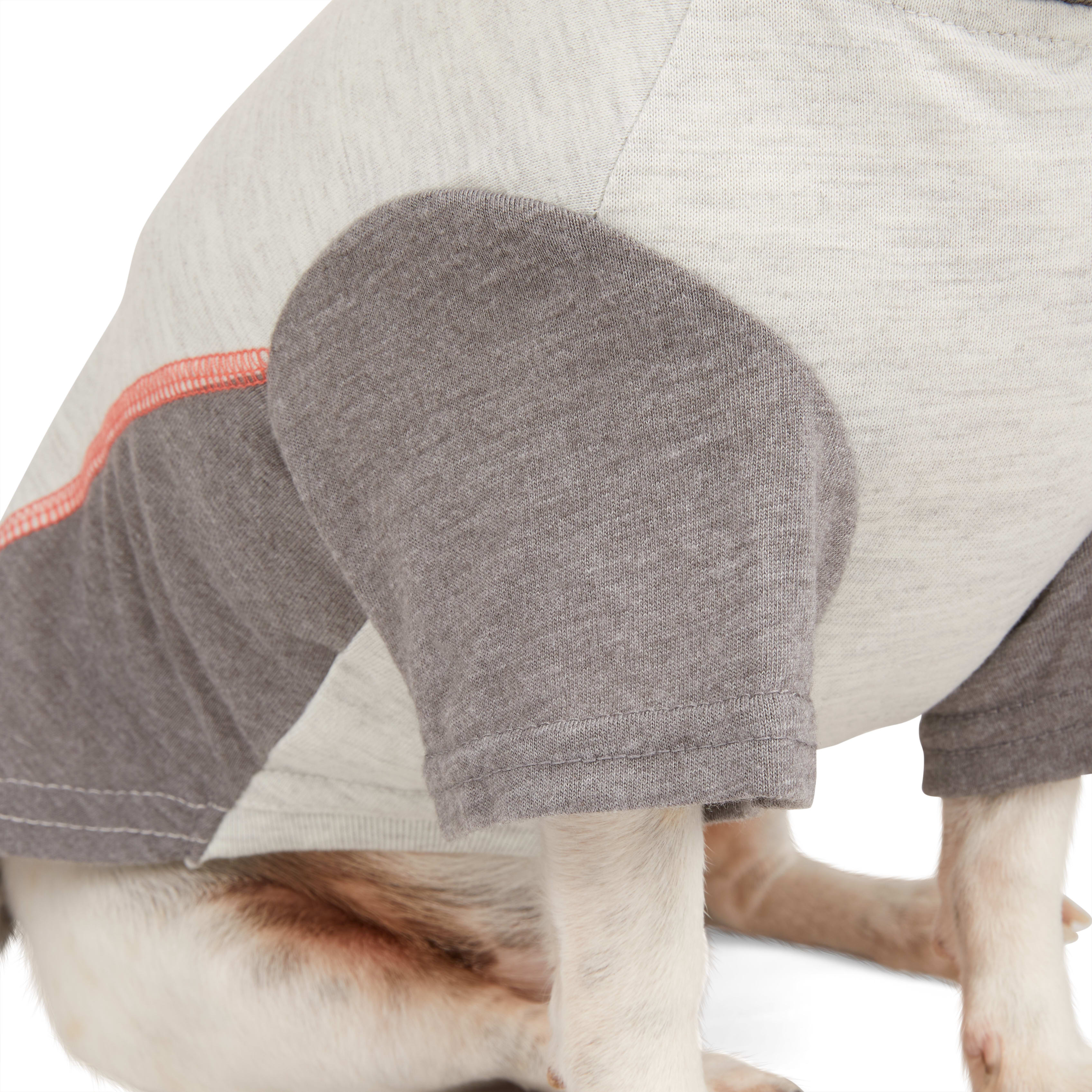 Reddy Grey Cooling Tonal Dog Tee， X-Small