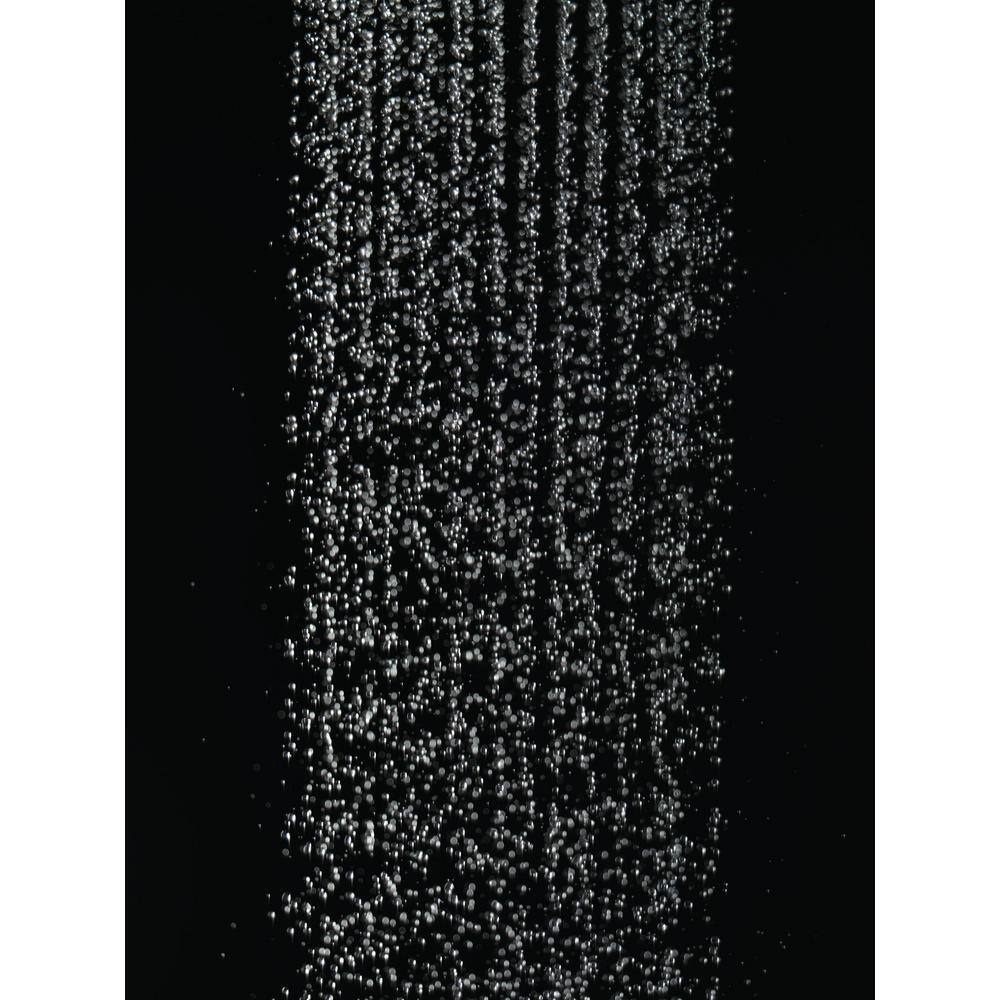 Delta Vero 1-Spray Patterns 2.5 GPM 5.67 in. Wall Mount Fixed Shower Head in Matte Black RP62955BL