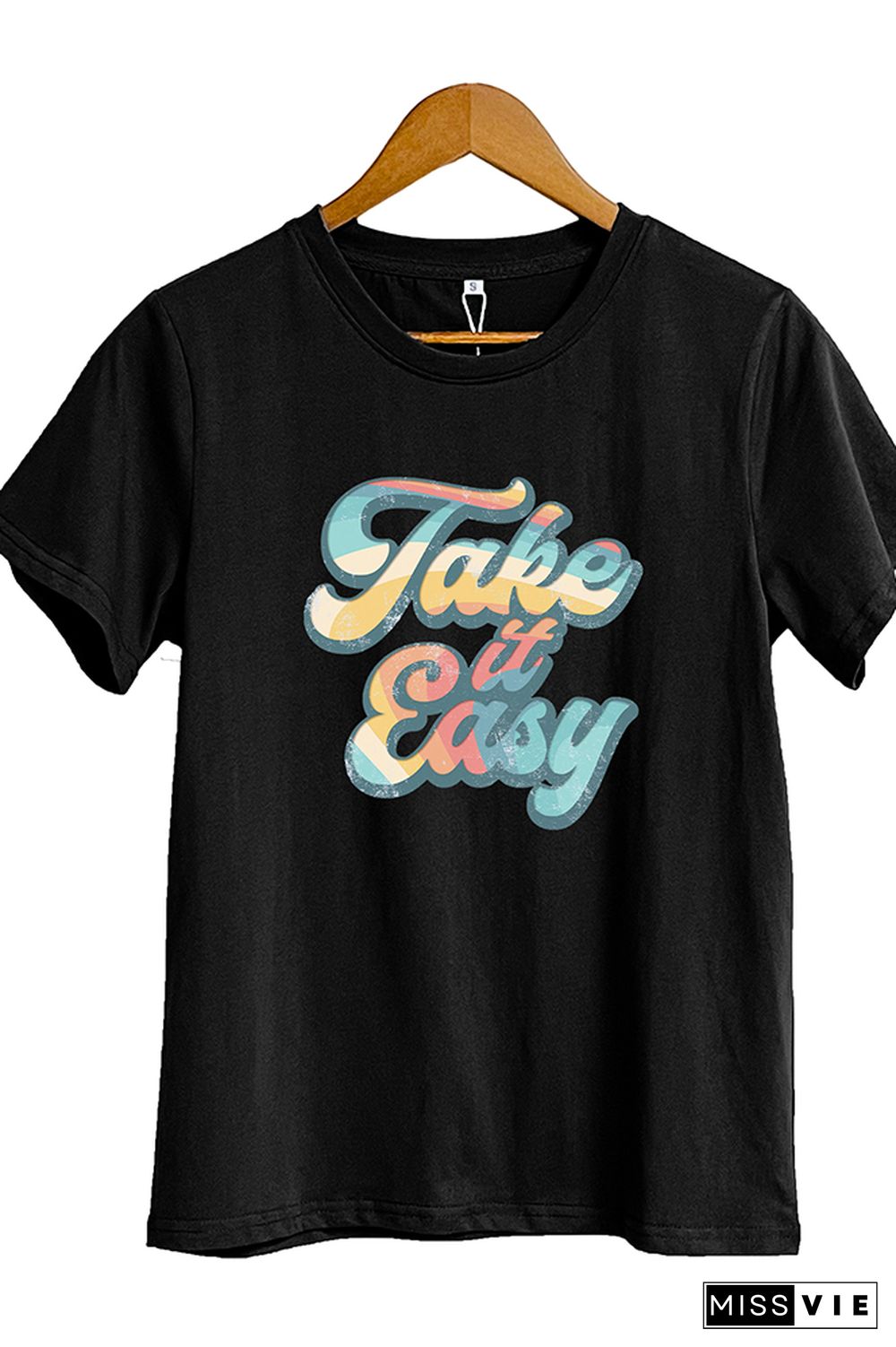 Take It Easy Graphic T-Shirt Wholesale