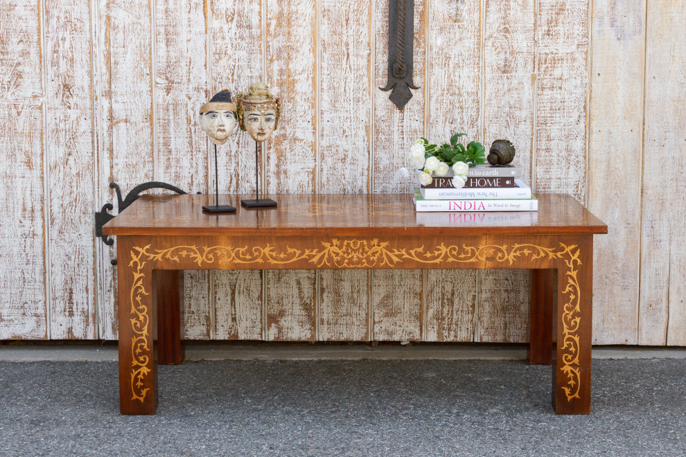 Dutch Colonial Marquetry Coffee Table   Traditional   Coffee Tables   by De cor  Houzz