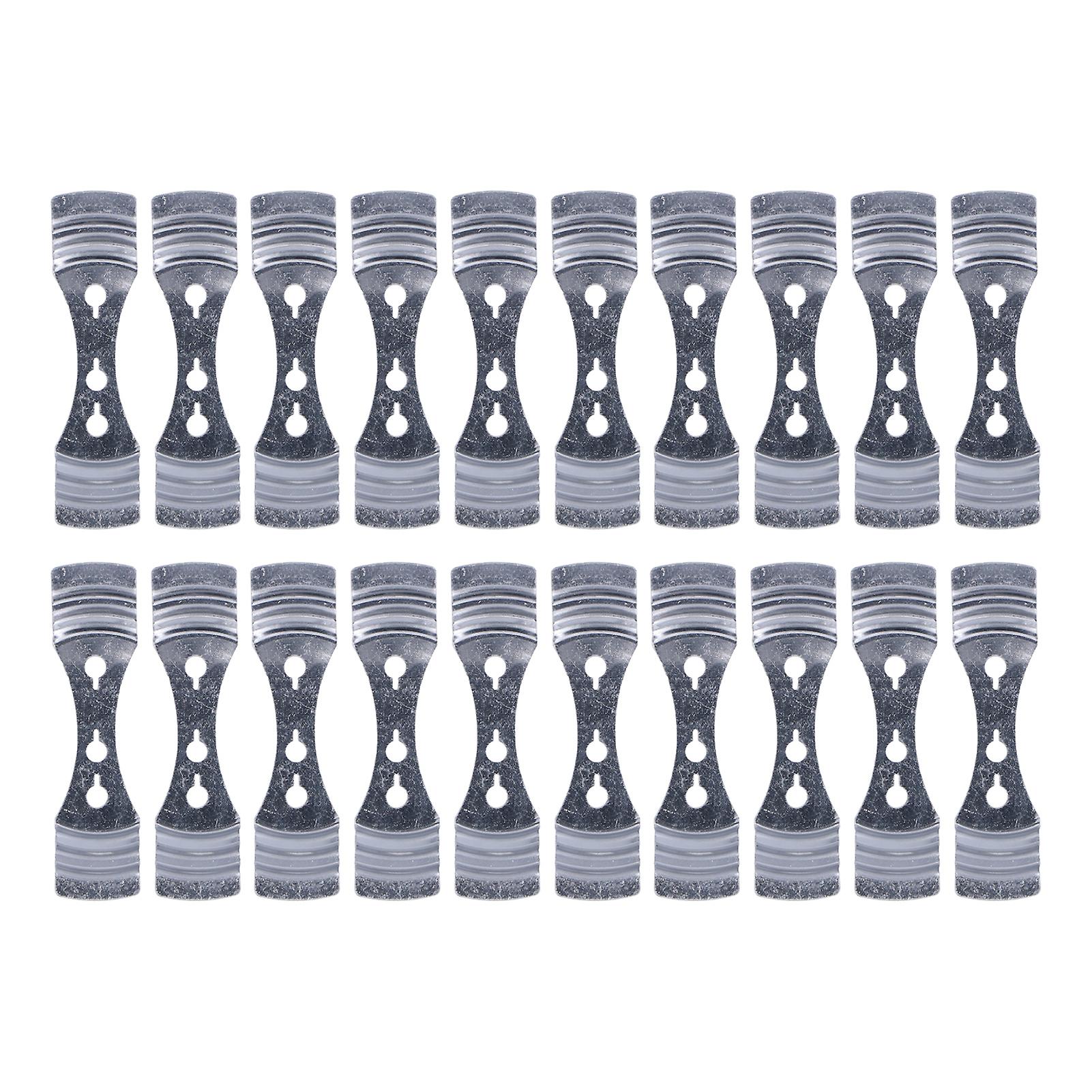 20pcs Candle Wick Holder 3 Holes Centering Devices Silver Stainless Steel For Diy Candle Making