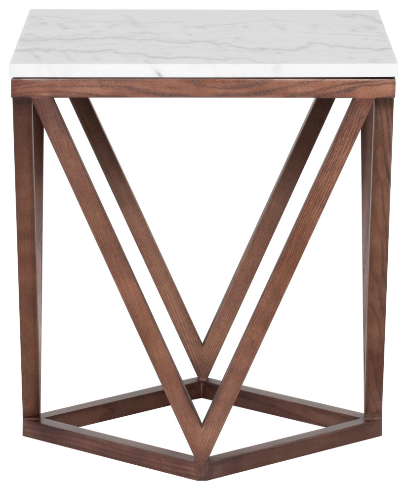 Jasmine Side Table  Walnut   Side Tables And End Tables   by Nuevo  Houzz