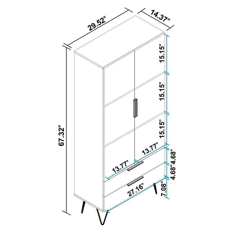 MANHATTAN COMFORT Beekman Tall Cabinet