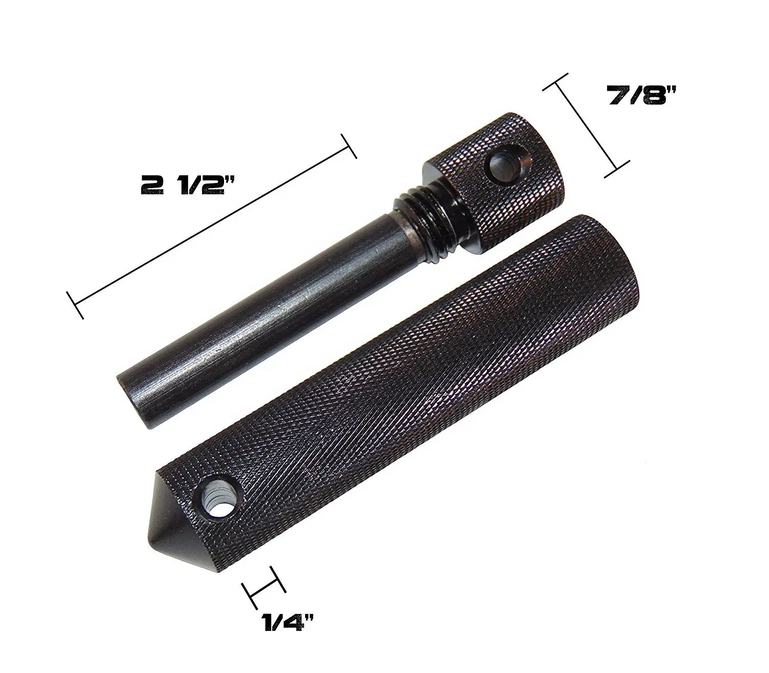 Camping   hiking fire starting gear heavy duty screwed flint ferrocerium rod fire starter for survival