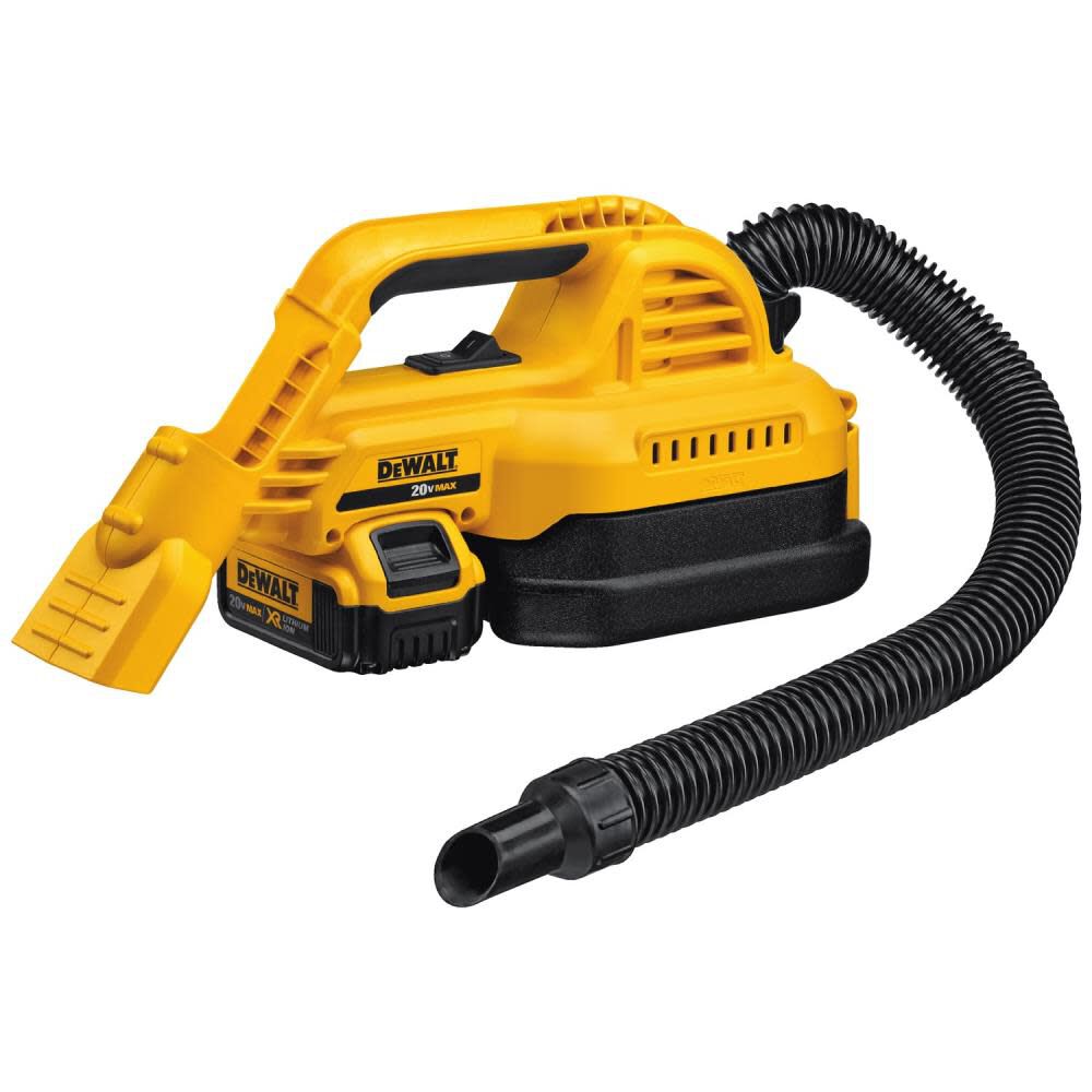 DEWALT 20 V MAX 1/2 Gallon Wet/Dry Portable Vac Kit DCV517M1 from DEWALT