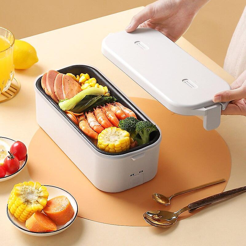 220v Electric Lunch Box Not Water Free Portable Office Plug-in Heat Preservation Heating Lunch Box Multifunction 800ml