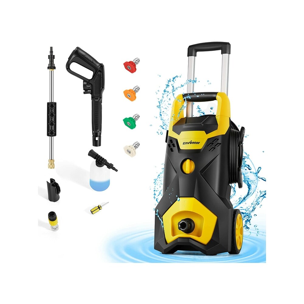 Enventor 2300 PSI Electric Portable Compact Powered Pressure Washer   23 lbs