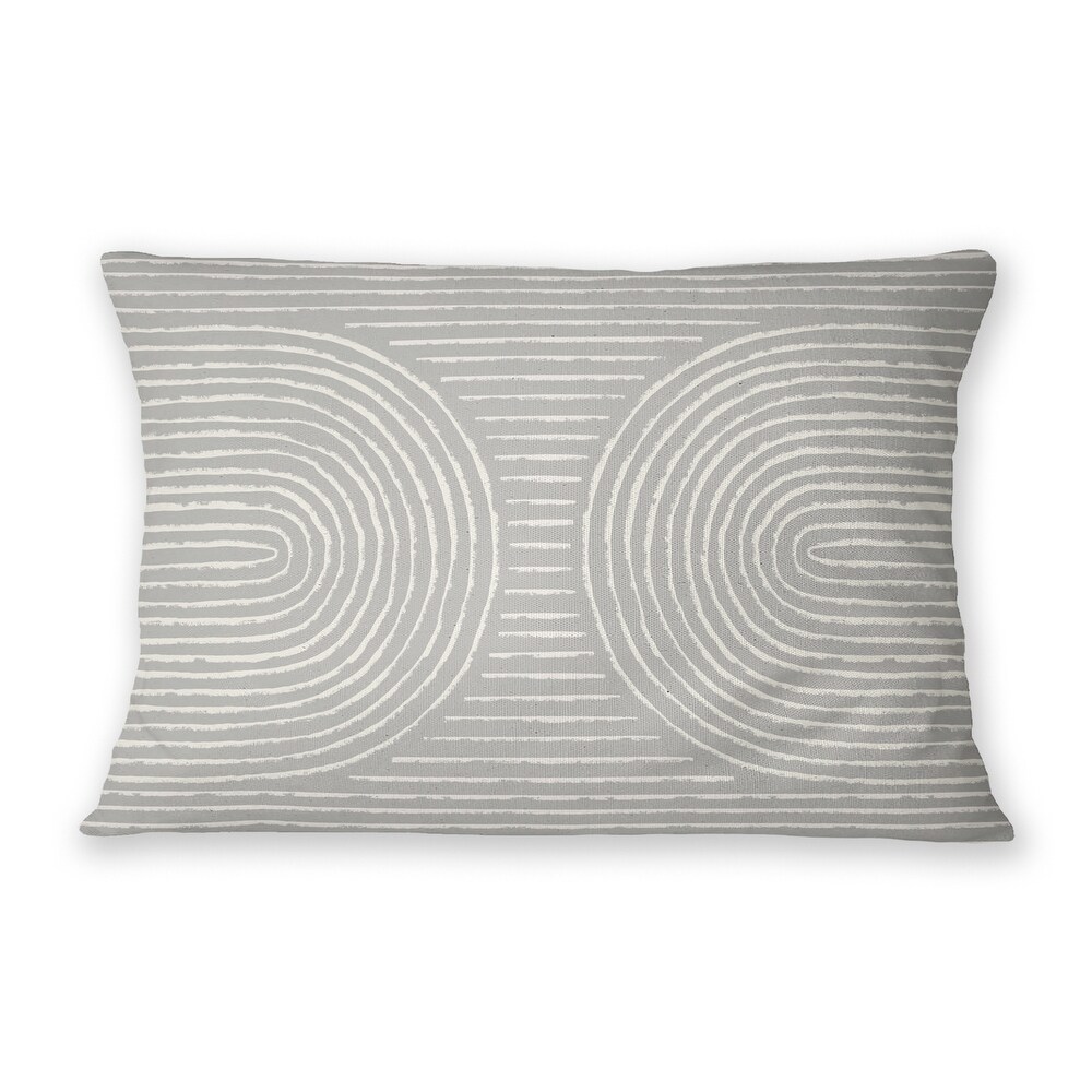 SHARI GREY IndoorOutdoor Lumbar Pillow By Kavka Designs