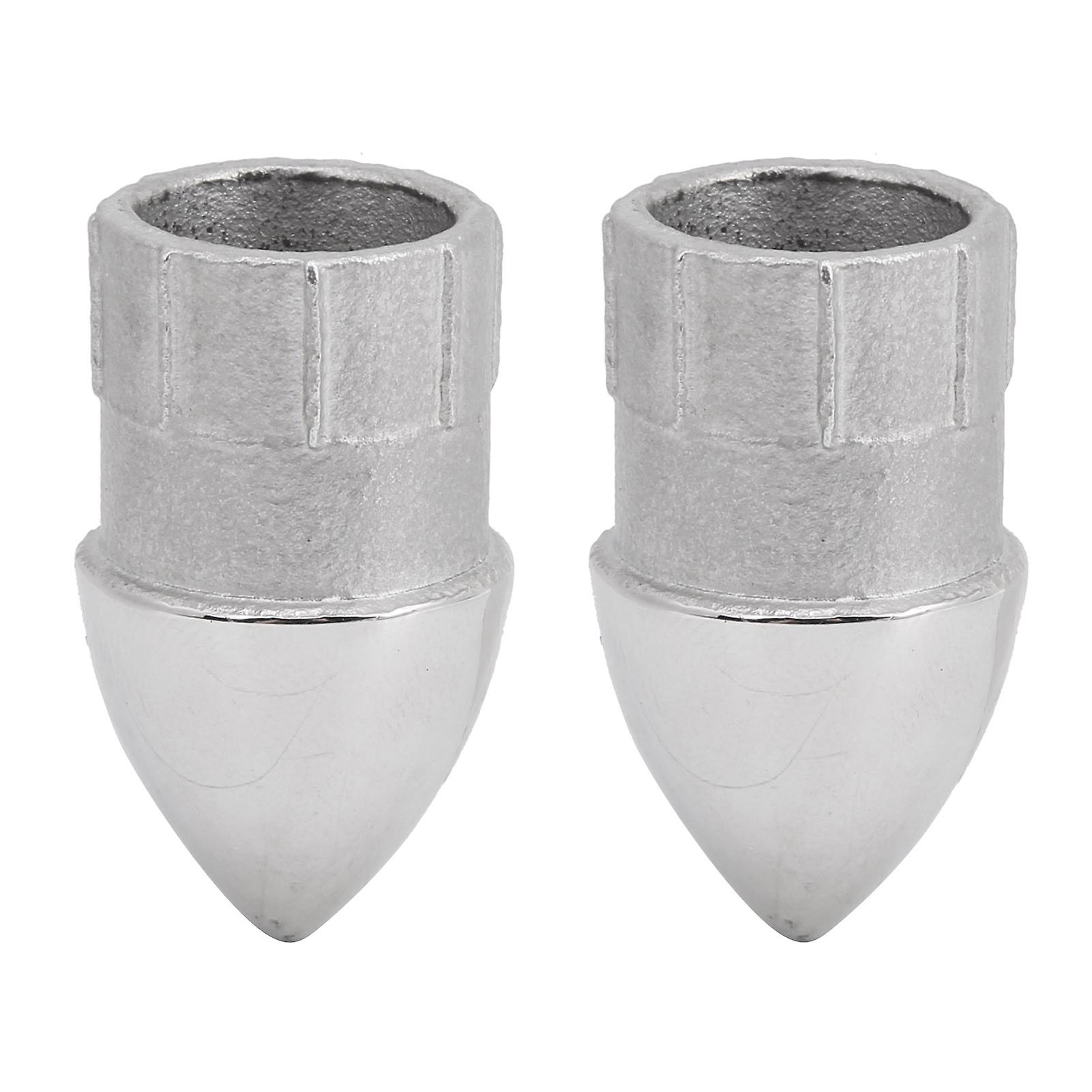 2pcs Mjs017 Yacht Pipe Fitting Stainless Steel Boat Pipe Sealing Plug Round Pipe Cap25mm