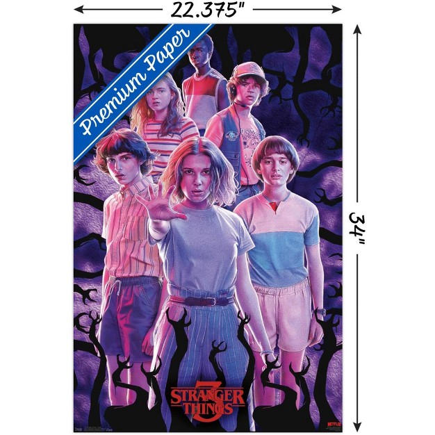 Trends International Netflix Stranger Things Season 3 Group Unframed Wall Poster Prints