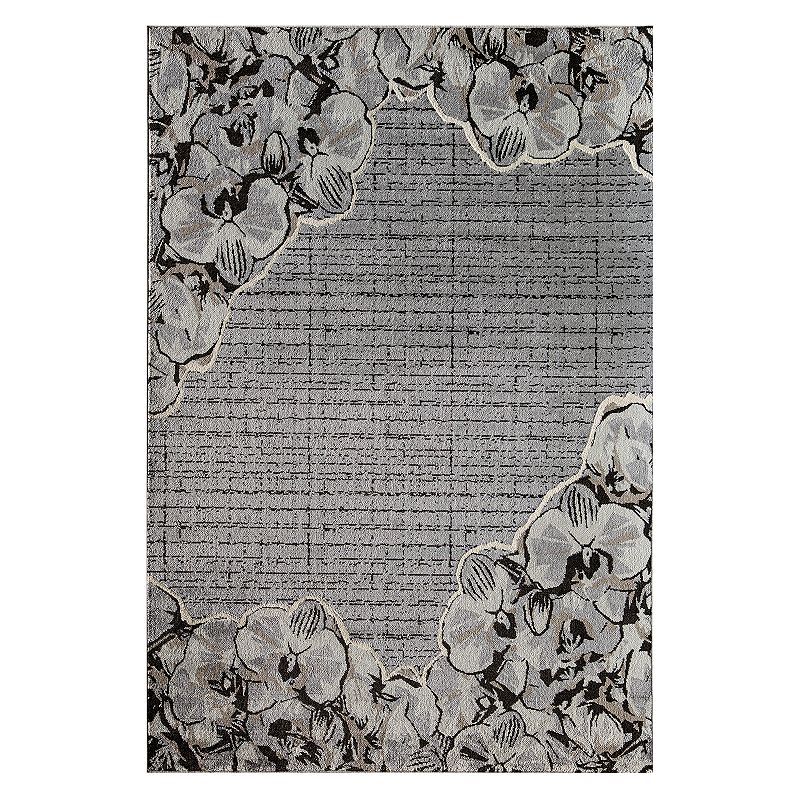 Elizabeth Sutton Vincenzo Modern Floral Area Rug