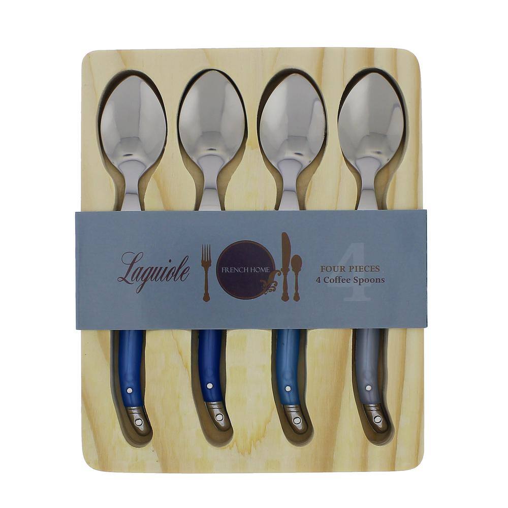 French Home Laguiole Shades of Blue Coffee Spoons (Set of 4) LG094