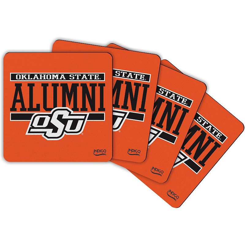 Oklahoma State Cowboys Alumni 4-Pack Neoprene Coaster Set