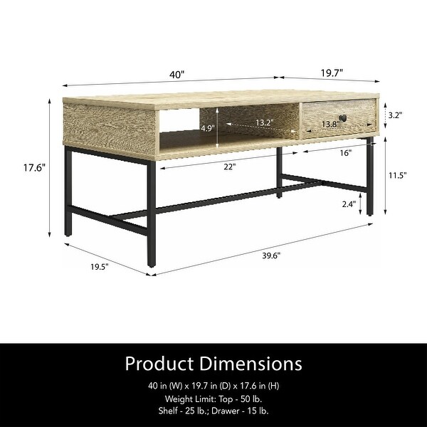 Ameriwood Home Cass Coffee Table