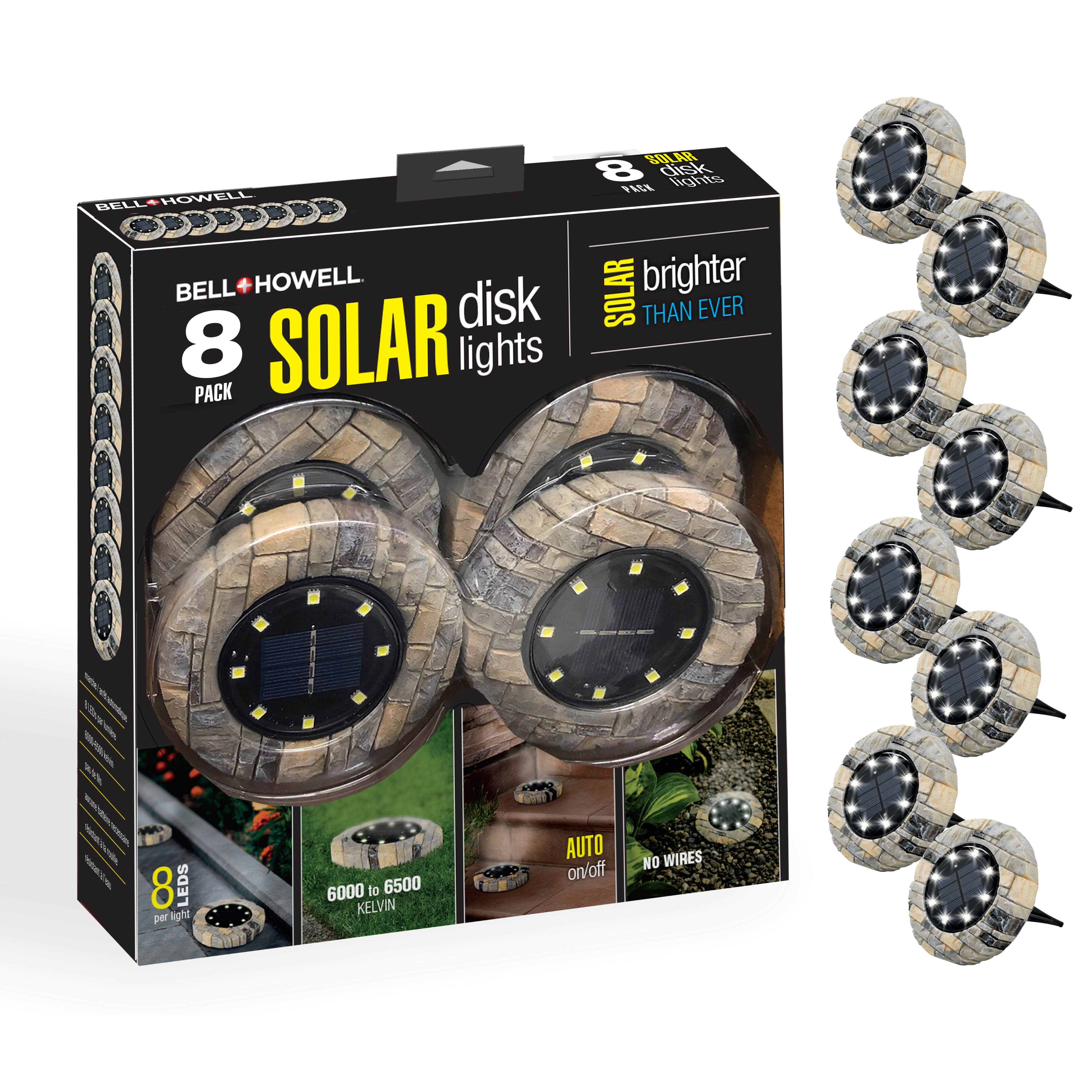 Bell+Howell Disk Lights Slat 8 Packs