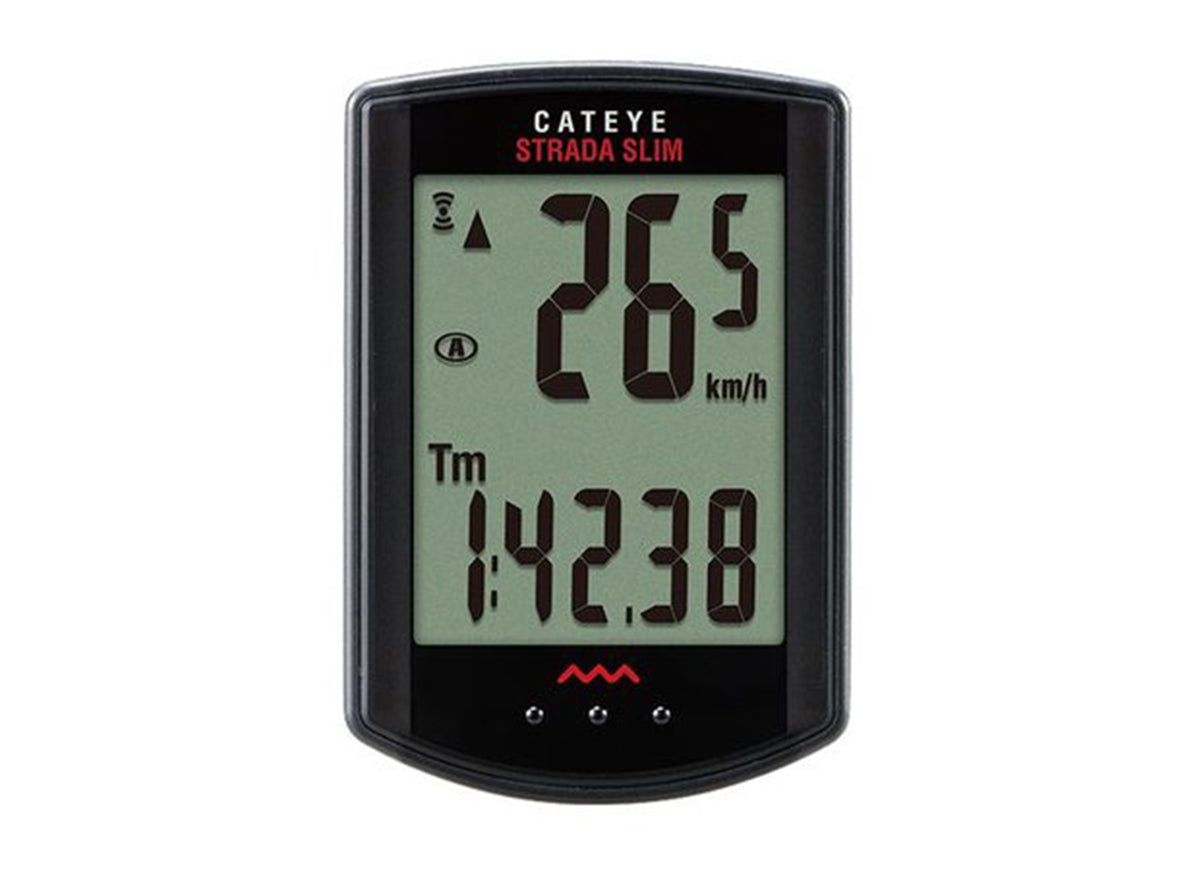 Cateye Strada Slim Wireless Cycling Computer - Black