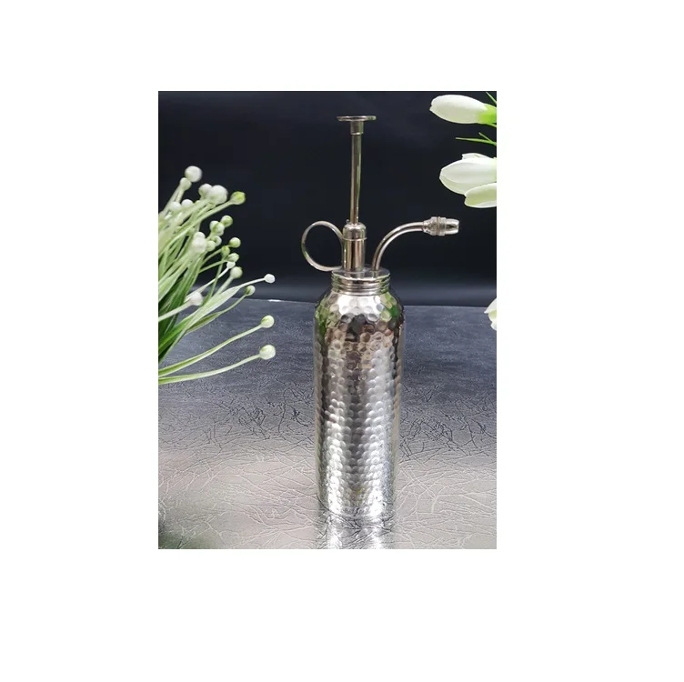 Wholesale Round mist stainless Steel with hammered finish Finished for Air Plant Watering Home Decor Indoor Gardening