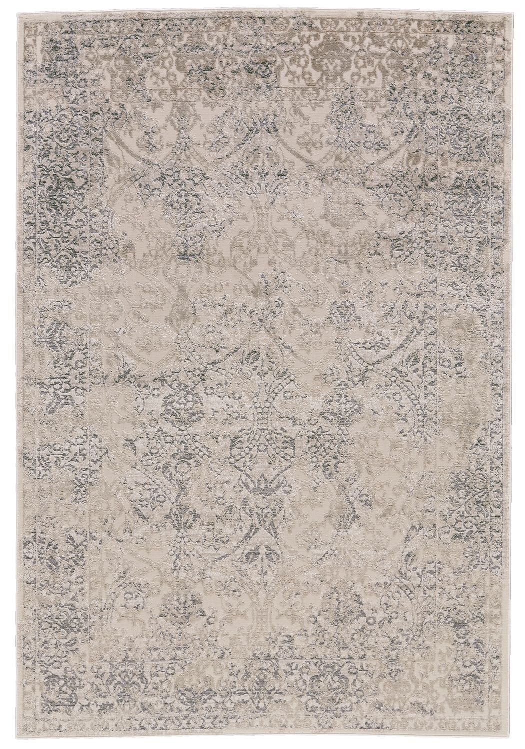 Alexander Ivory and Gray Rug by BD Fine