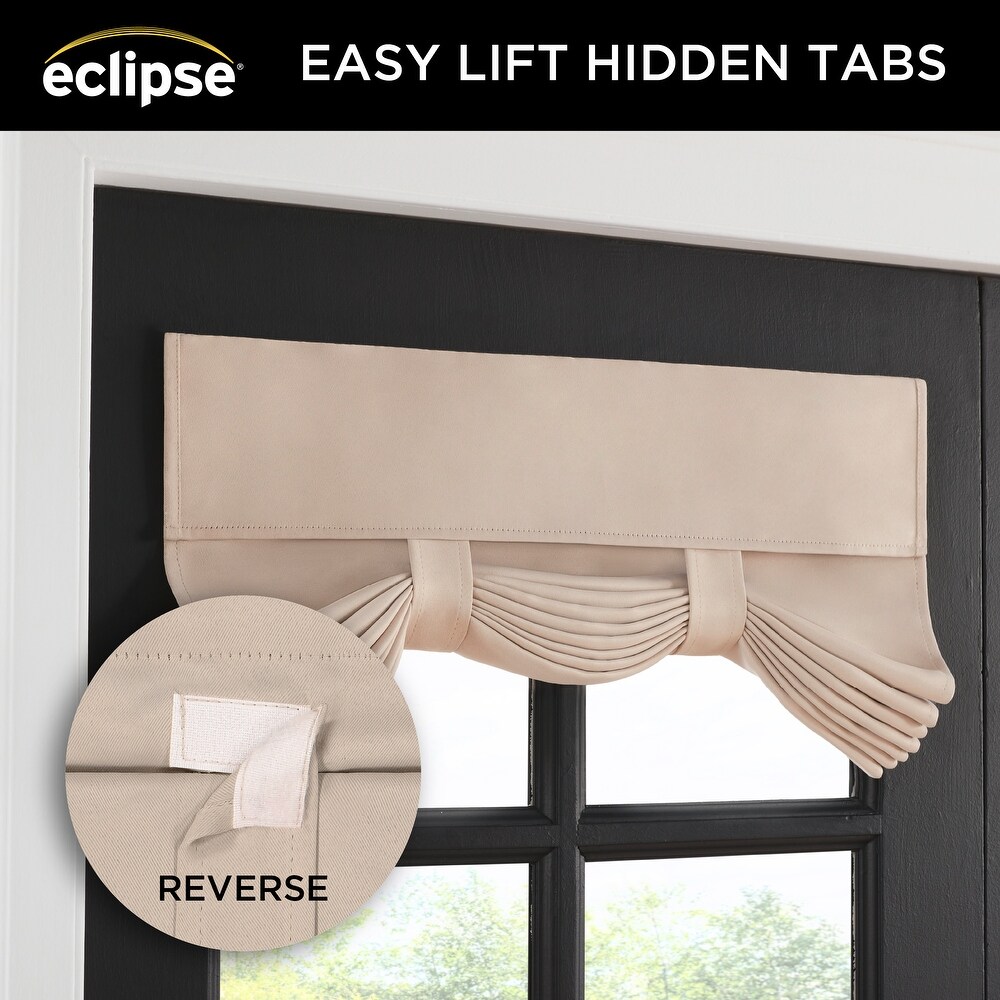 Eclipse Braylon Solid Blackout French Door Panel