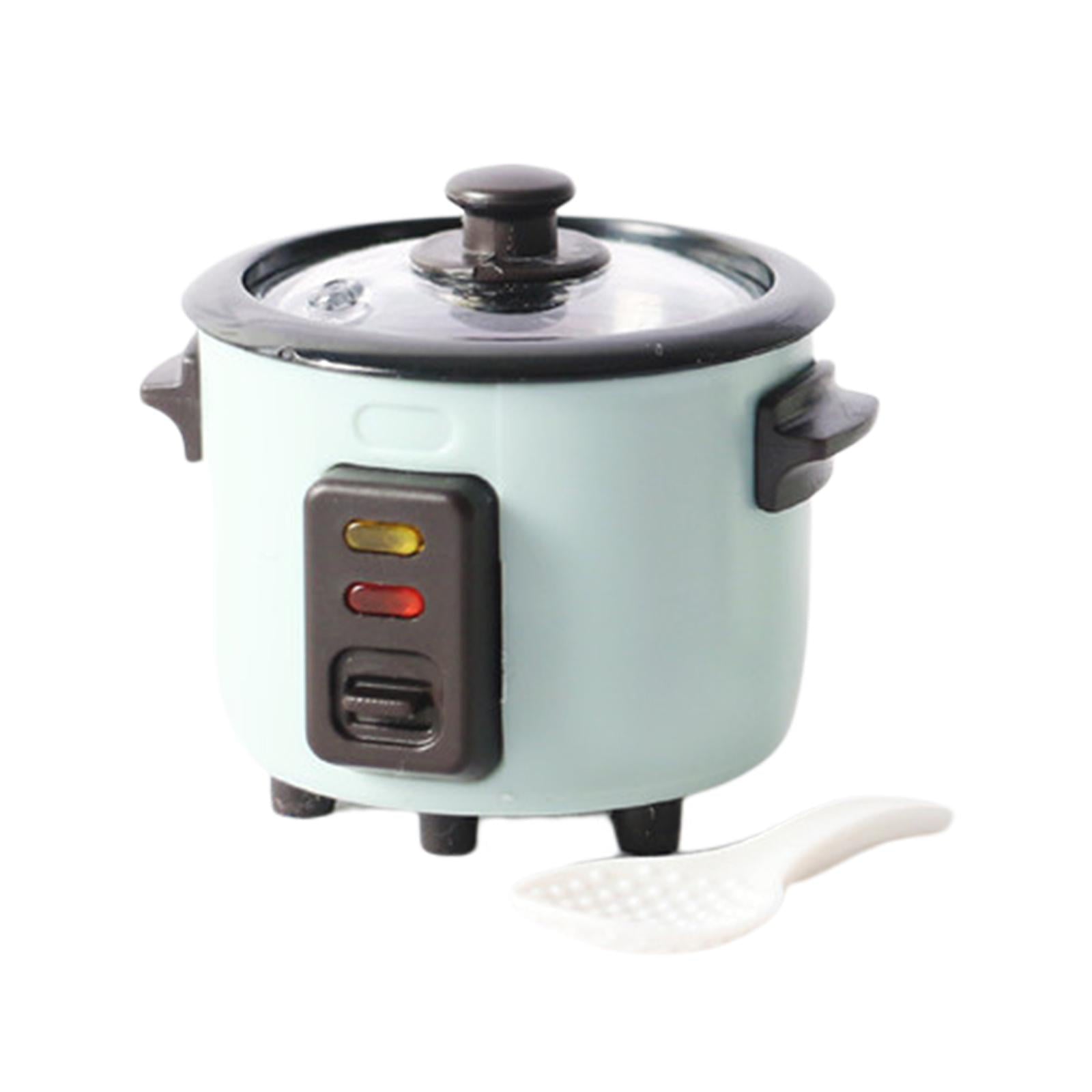 1/12 Miniature Rice Cooker Dollhouse Kitchen Appliances Accessories, Green