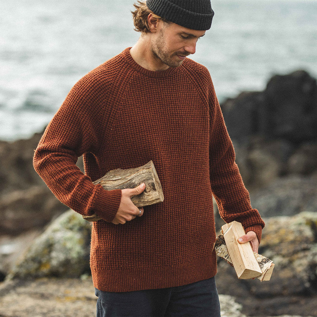 Cinder Knitted Jumper - Glazed Ginger