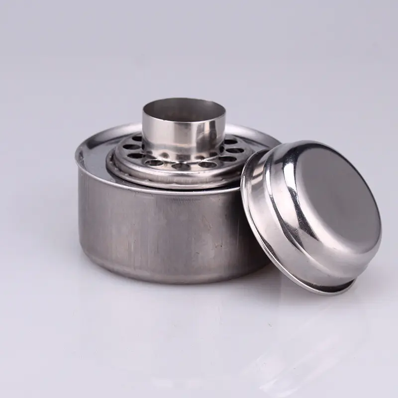 Stainless Safe Household Picnic Furnace Portable Hot Pot fuel tanks Galvanized Alcohol Solid Camping Mini alcohol Burner Stove