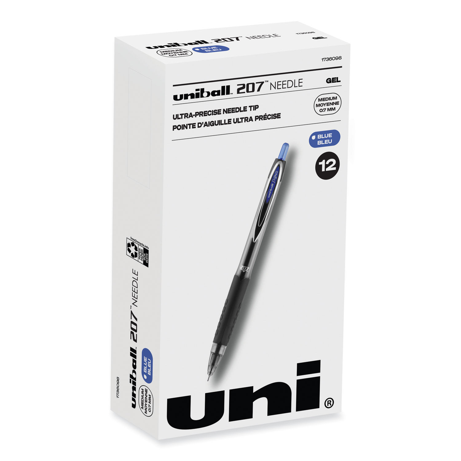 Signo 207 Needle Point Gel Pen by uni-ballandreg; UBC1736098