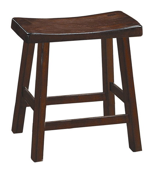 Benzara BM175979 Wooden 18 Counter Height Stool w...