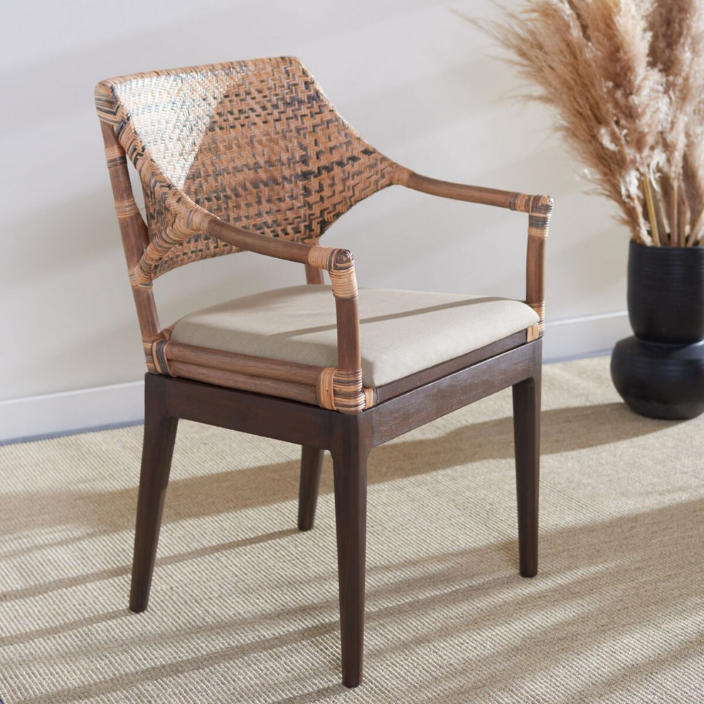 Rico Arm Chair Honey   Tropical   Armchairs And Accent Chairs   by Virgil Stanis Design  Houzz