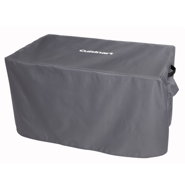 Cuisinart Universal Fit Backyard Fire Pit Table Cover Gray