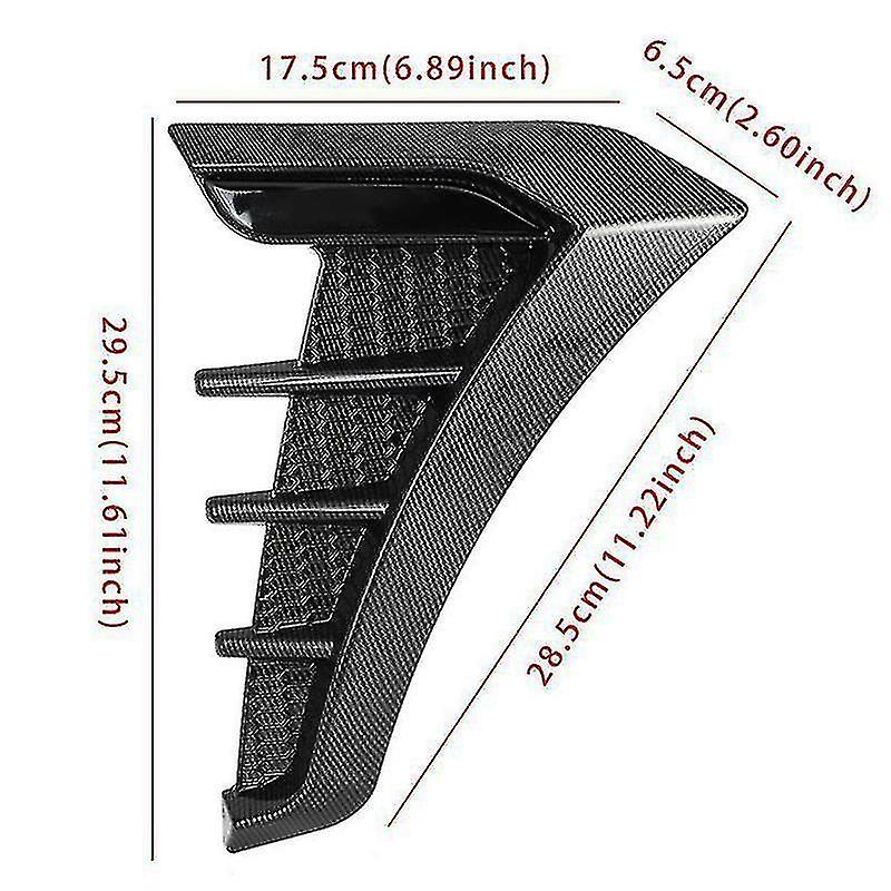 Side Air Trim For Altis Levin 2019 2020 2021 Abs Carbon Fiber Side Wing Flow Cover Sticker