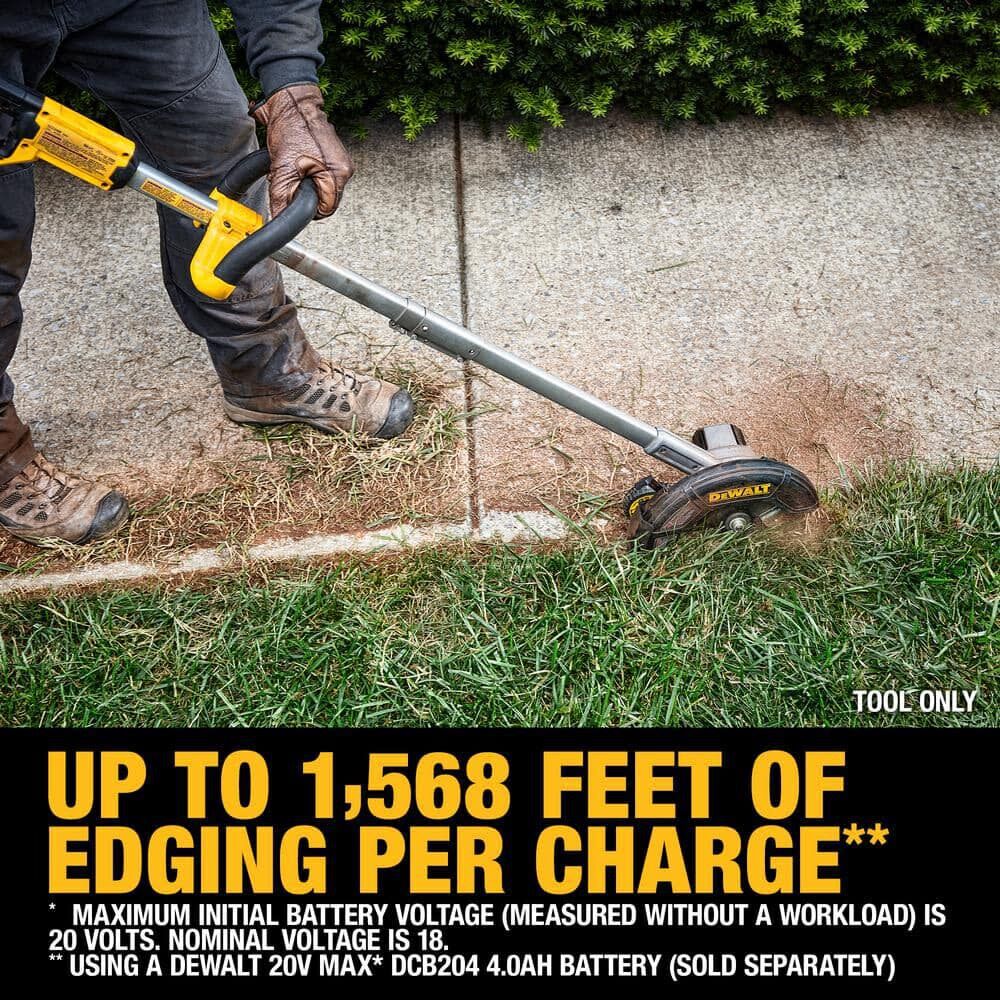 DW 20V MAX* Brushless Cordless Edger Bare Tool DCED400B from DW