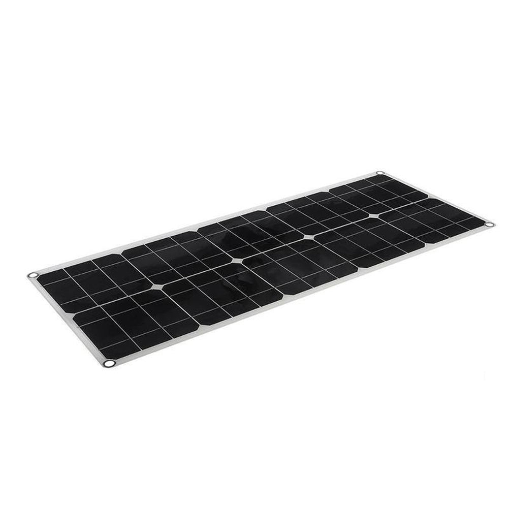 Portable Solar Panel 40W Monocrystalline Silicon Solar Charging Board Waterproof with DC/USB Output for Outdoor Camping Travel