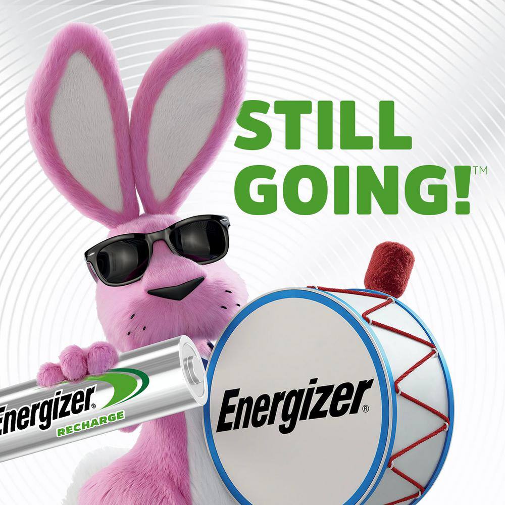 Energizer Power Plus Rechargeable AAA Batteries (4-Pack) 800 mAh Triple A Batteries NH12BP-4