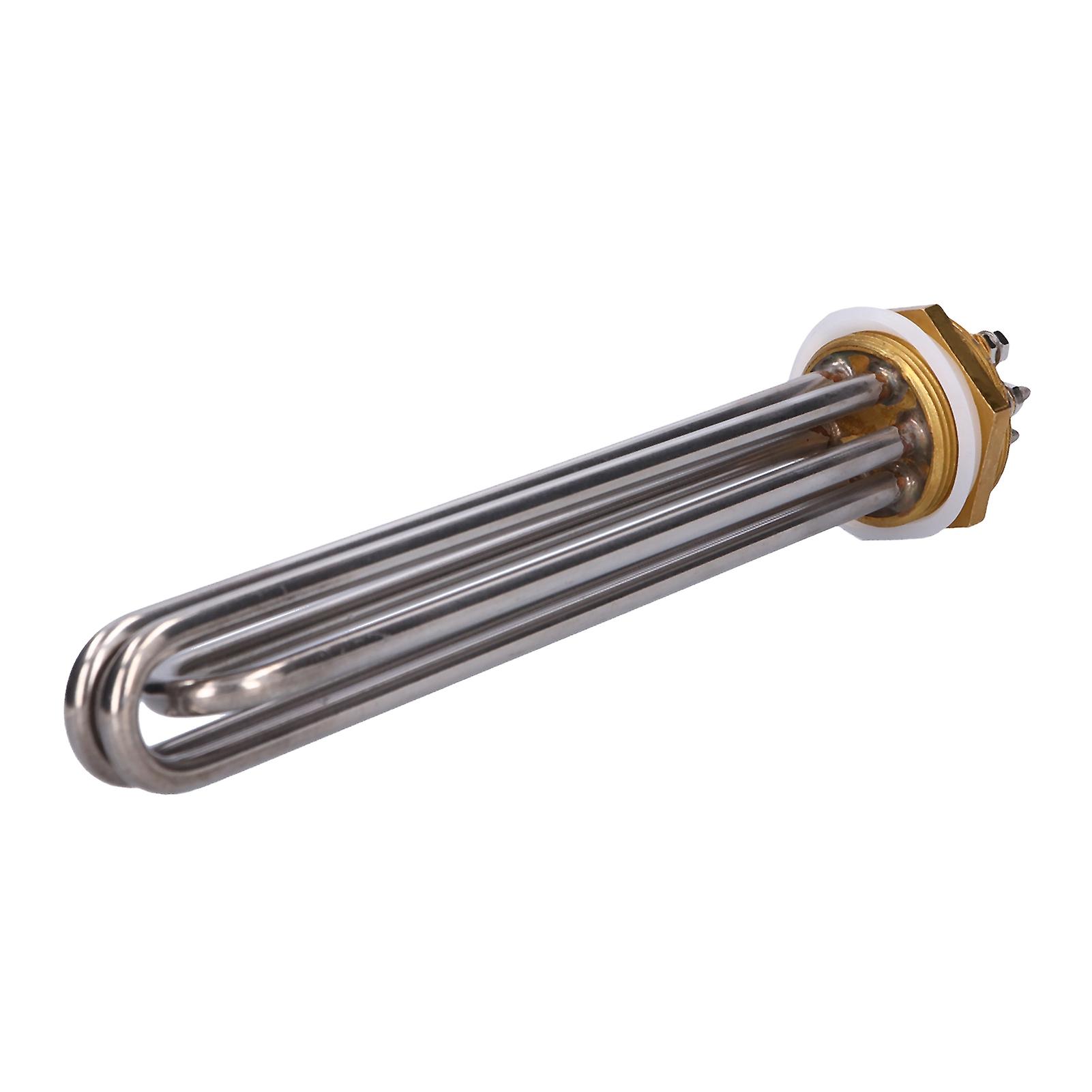 Heating Tube Electric Stainless Steel Rod Industrial Supplies Brass Thread Ac220/380v4.5kw 1.5in Bsp