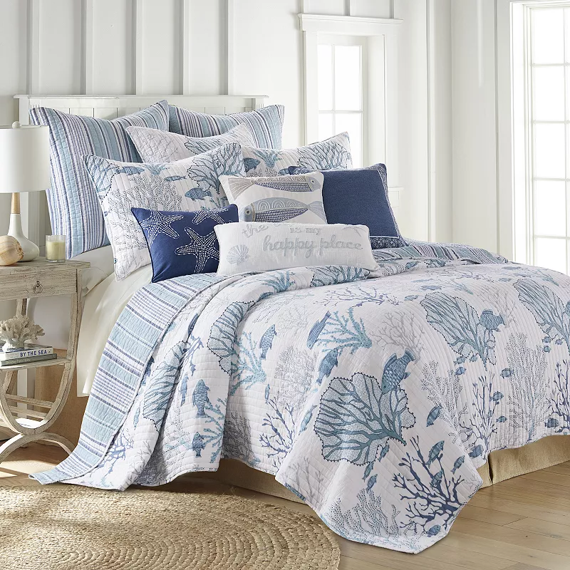 Levtex Home Lacey Sea Quilt Set with Shams