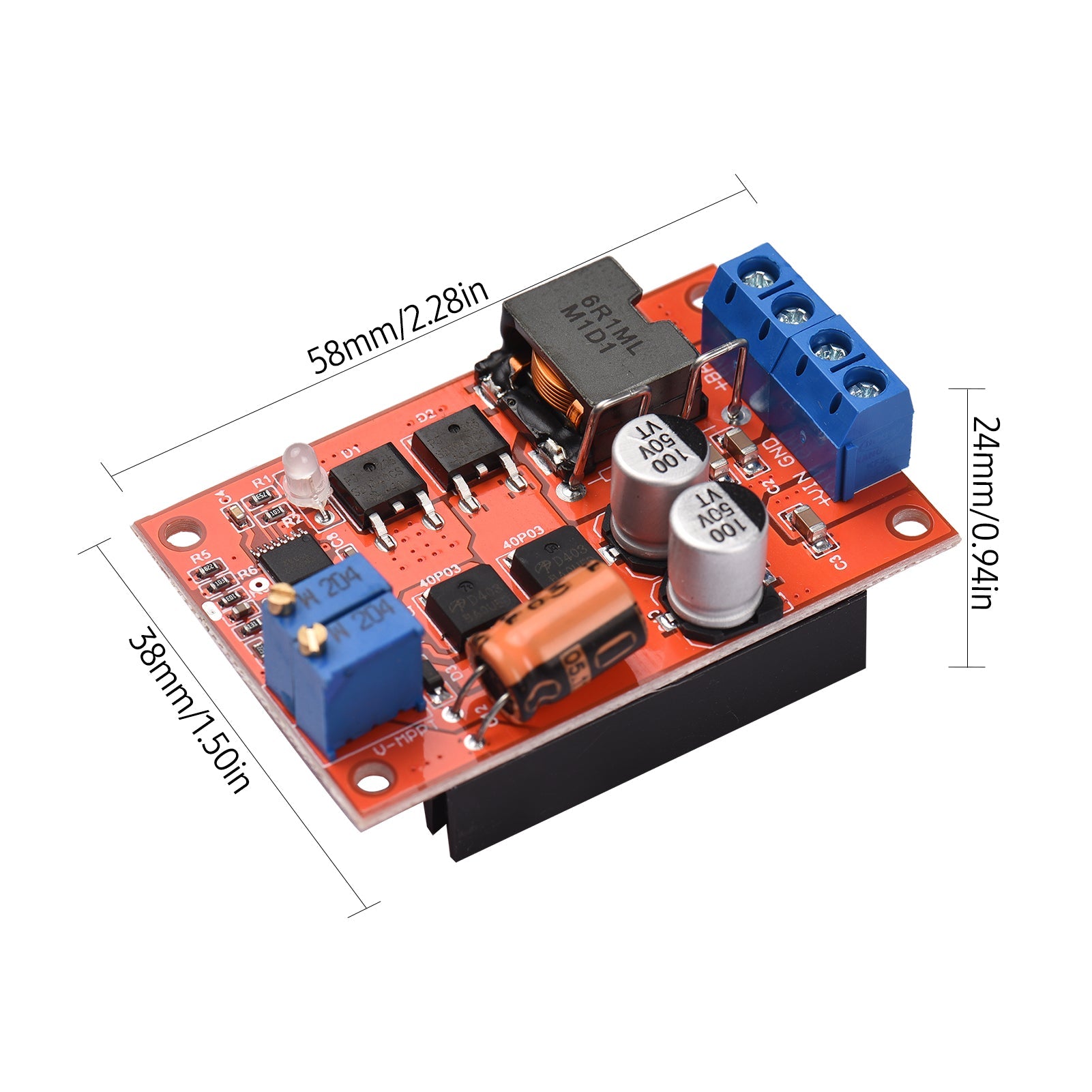 Walmeck  Solar Panel Controller Module 5A Solar Charging Panel Regulator Battery Charging PCB Board Simple   Controller for Small System